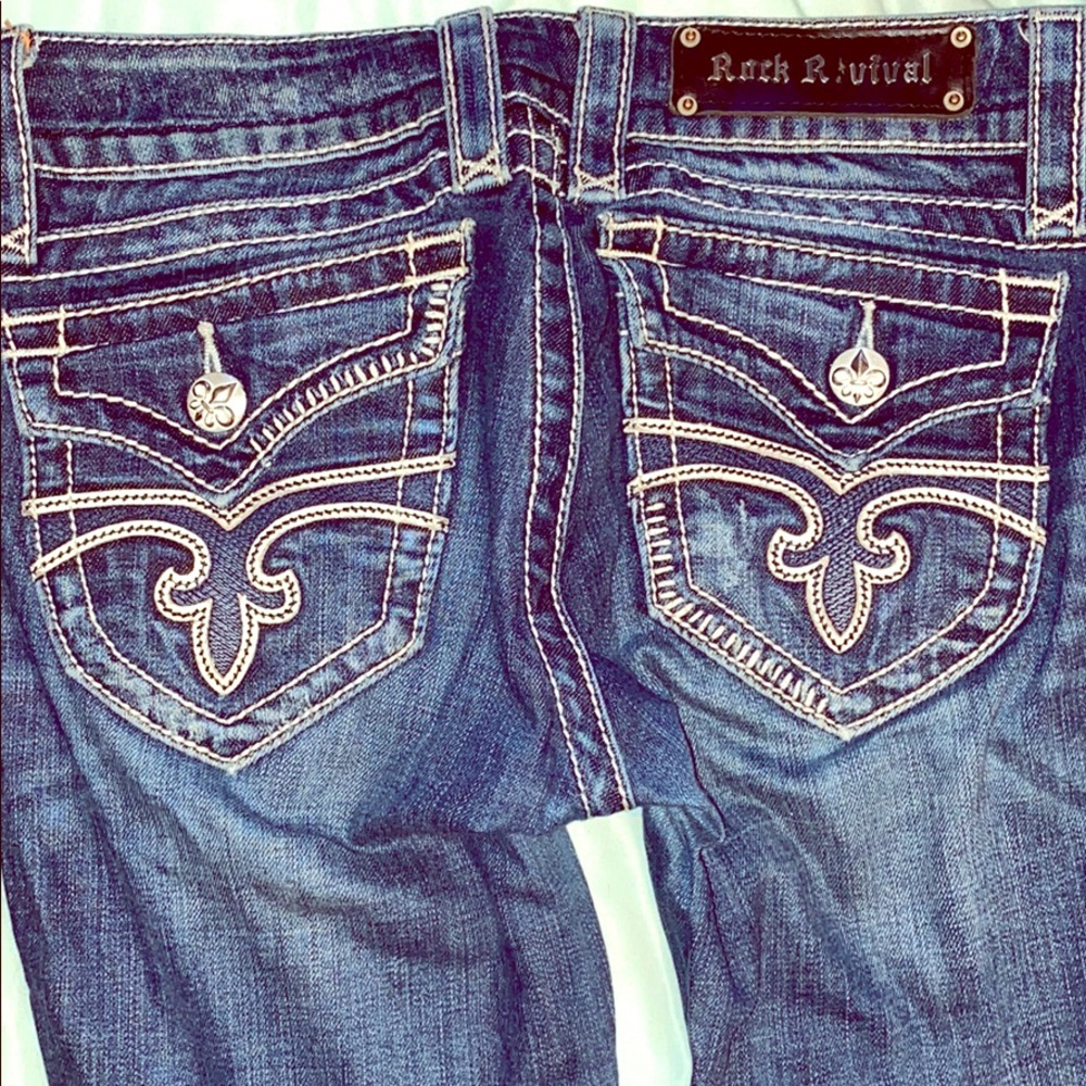 Rock Revival “Jen” Bootcut Jeans Size 28 Woman